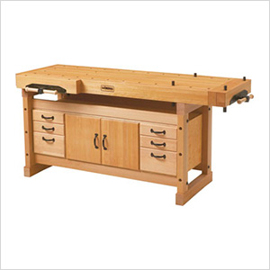 Elite 2000 Woodworking Workbench with SM04 Cabinet Combo