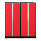 NewAge Garage Cabinets 2 x PRO Series Red Multi-Use Lockers