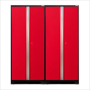 2 x PRO 3.0 Series Red Multi-Use Lockers