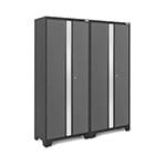 NewAge Garage Cabinets 2 x BOLD Series Grey Lockers