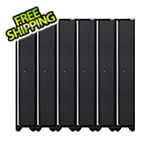 NewAge Garage Cabinets 6 x PRO 3.0 Series Grey Sports Lockers
