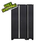 NewAge Garage Cabinets PRO Series Grey 1 x Multi-Use Locker and 1 x Sports Locker Set