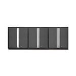 NewAge Garage Cabinets 3 x PRO Series Grey Tall Wall Cabinets