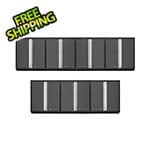 NewAge Garage Cabinets 7 x PRO 3.0 Series Grey Tall Wall Cabinets