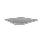 NewAge Products BOLD Series Corner Stainless Steel Top