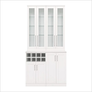 White 5-Piece Cabinet Set - 21"