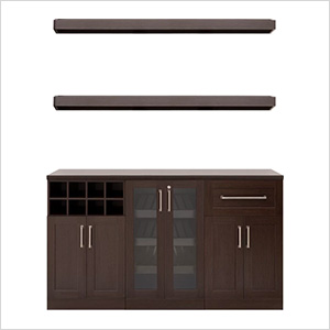 Espresso 6-Piece Cabinet Set