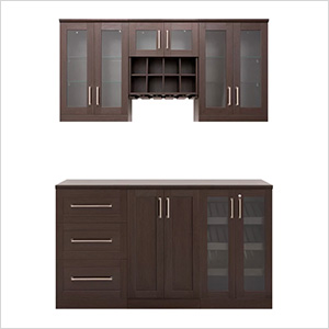 Espresso 7-Piece Cabinet Set