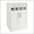 White 9-Piece Cabinet Set - 21"