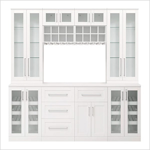 White 9-Piece Cabinet Set