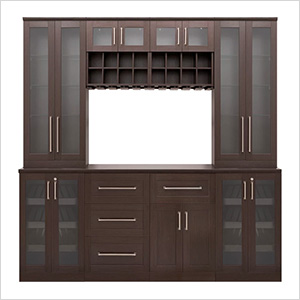 Espresso 9-Piece Cabinet Set
