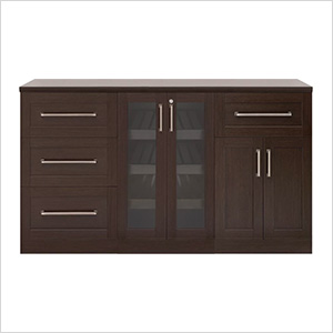 Espresso 4-Piece Cabinet Set