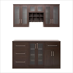 Espresso 7-Piece Cabinet Set