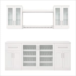 White 8-Piece Cabinet Set