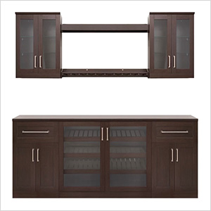 Espresso 8-Piece Cabinet Set