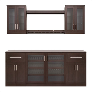 Espresso 8-Piece Cabinet Set