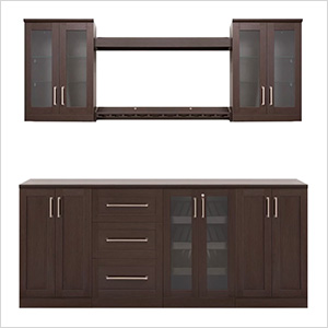 Espresso 9-Piece Cabinet Set