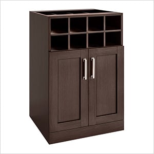 Espresso Wine Storage Cabinet