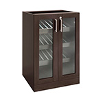 NewAge Home Bar Espresso Display Cabinet