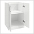 White 2-Door Cabinet