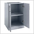Grey 2-Door Cabinet - 21"
