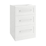 NewAge Home Bar White 3-Drawer Cabinet