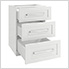 White 3-Drawer Cabinet