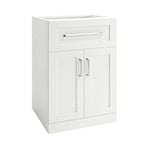 NewAge Home Bar White 2-Door with Drawer Cabinet