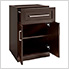 Espresso 2-Door with Drawer Cabinet