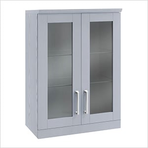 Grey Short Wall Cabinet - 21"