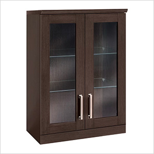 Espresso Short Wall Cabinet