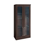 NewAge Home Bar Espresso Tall Wall Cabinet