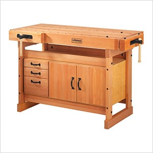 Scandi Plus 1425 Woodworking Workbench with SM03 Cabinet