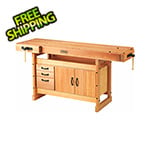Sjobergs Scandi Plus 1825 Woodworking Workbench with SM03 Cabinet