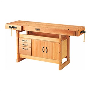 Scandi Plus 1825 Woodworking Workbench with SM03 Cabinet