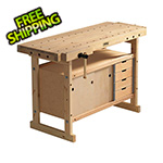 Sjobergs Nordic Plus 1450 Woodworking Workbench with 00-42 Storage Cabinet