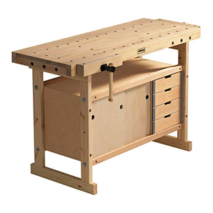 Nordic Plus 1450 Workbench with 00-42 Storage Cabinet Combo and Accessory Kit
