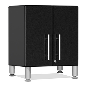 2-Door Mini Garage Cabinet in Midnight Black Metallic