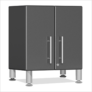 2-Door Mini Base Cabinet in Graphite Grey Metallic