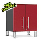 Ulti-MATE Garage Cabinets 2-Door Mini Garage Cabinet in Ruby Red Metallic