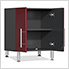 2-Door Mini Garage Cabinet in Ruby Red Metallic