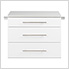 HangUps 3-Drawer 30" Base Storage Cabinet