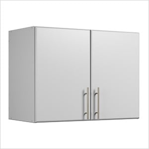 Elite 32-Inch Light Grey Stackable Wall Cabinet