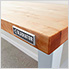 Height Adjustable 4-Foot Hardwood Workbench