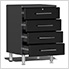 5-Piece Cabinet Kit with Bamboo Worktop in Midnight Black Metallic