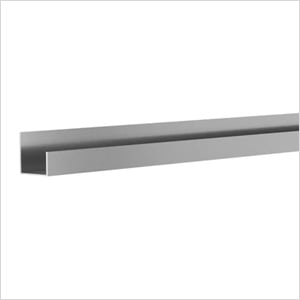 49.75" Aluminum Slatwall J Trim