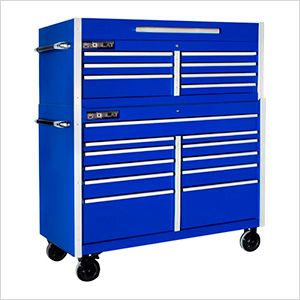 Blue 54" Rolling Tool Chest Combo