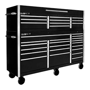 Black 72" Rolling Tool Chest Combo