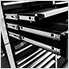 Black 72" Rolling Tool Chest Combo