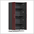 7-Piece Cabinet Kit with Channeled Worktop in Ruby Red Metallic